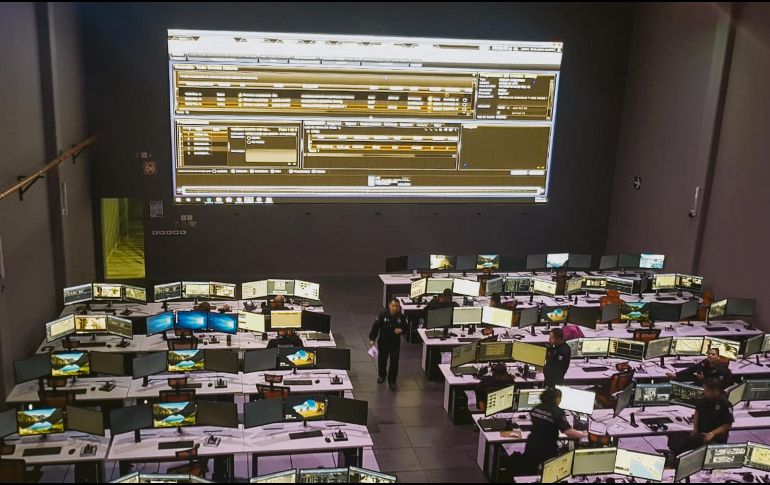 El Centro de Coordinación, Comando, Control, Comunicaciones y Cómputo (C5) ya comienza a dar resultados. Tres mil 608 cámaras ya están conectadas y recabando información. EL INFORMADOR/S. Blanco