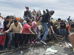 Fotogalería: Caravana migrante intenta cruzar a México