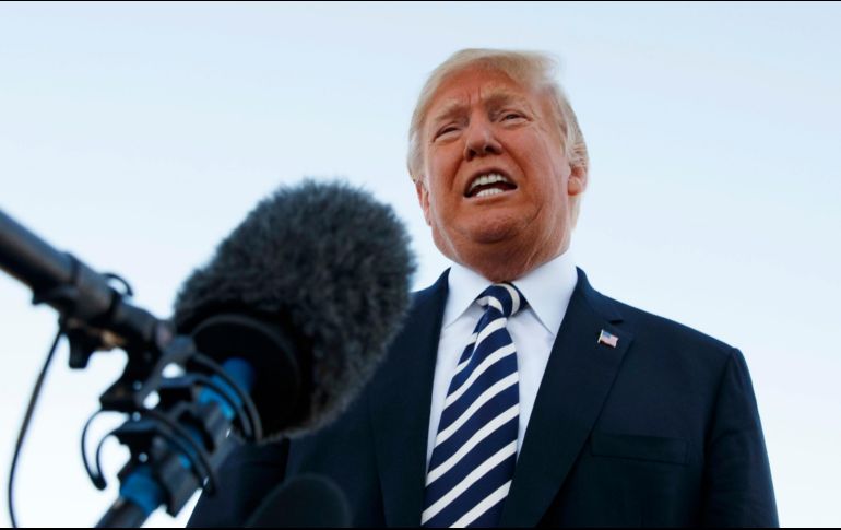 El mandatario secundó a aspirantes republicanos para las próximas elecciones parlamentarias del 6 de noviembre en Estados Unidos. AP / C. Kaster