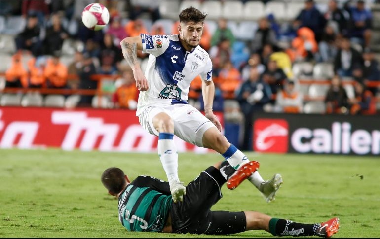 Aspectos del partido Pachuca vs Santos en el Estadio Hidalgo. SUN/A. Salinas