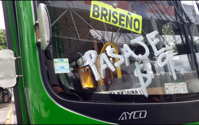 Usuarios de la ruta tomaron con sorpresa la noticia pues no hubo previo aviso. ESPECIAL