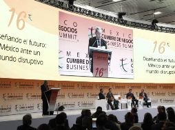 Miguel Alemán Velasco, presidente de la Cumbre, se mostró optimista con respecto a la manera en que el país actuará en el futuro. EL INFORMADOR / A. Camacho