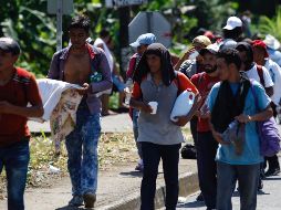 Aunque las autoridades les han ofrecido la certeza de que no hay intenciones de detenerlos y que el albergue es completamente seguro, la desconfianza de los migrantes prevalece. NTX / O. Ramírez