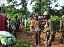 Entre los muertos hay un militar. AP/A. Kudra