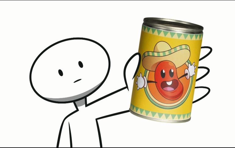 Imagen del primer capítulo, en el cual enseñan a abrir una lata de frijoles. CORTESÍA