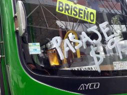 Según el secretario general Roberto López, algunos concesionarios obtuvieron una suspensión por parte del TAE con la que comenzaron a aplicar la tarifa, pese a que aún no se adhieren al esquema de ruta-empresa. ESPECIAL /