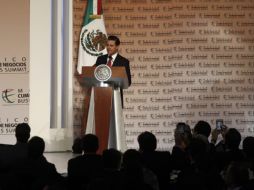 Peña Nieto asistió a la décimo sexta Cumbre de Negocios celebrada en Expo Guadalajara. EL INFORMADOR / A. Camacho