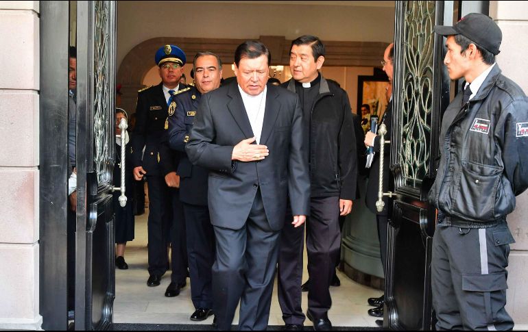 El domingo por la tarde se registró una balacera en la casa del cardenal Norberto Rivera. SUN / H. García