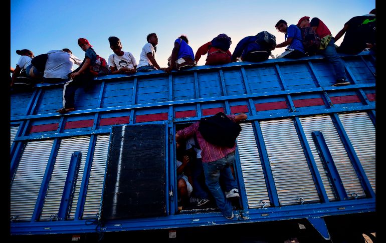 La caravana ha puesto en jaque a varios países y tensa la relación diplomática entre México y Estados Unidos desde el arribo del republicano Donald Trump a la Casa Blanca. AFP