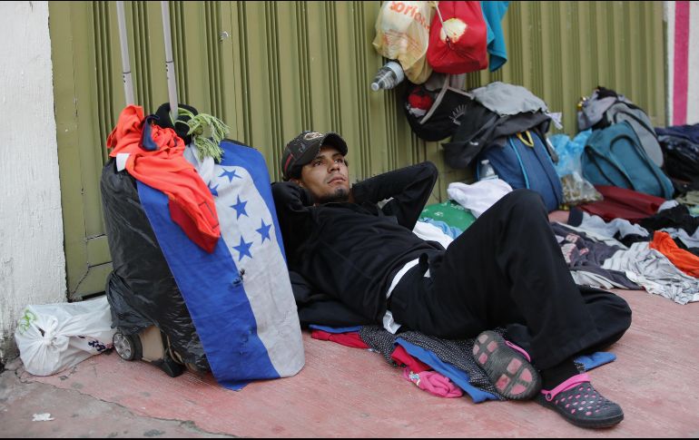Alden Rivera Montes rechaza que los aproximadamente 400 migrantes que saldrán de Honduras sean delincuentes, terroristas o miembros de la organización criminal Mara Salvatrucha. EFE / J. Méndez