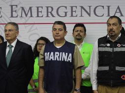 En rueda de prensa, el coordinador nacional de Protección Civil de la Segob, Luis Felipe Puente, pidió a la población mantenerse en su hogar y evitar salir de noche. NTX/G. Durán