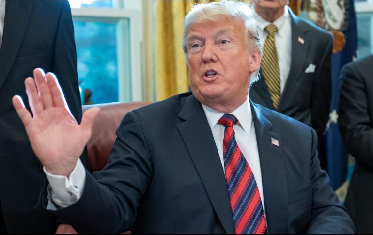 Trump reiteró que no se inclina por restringir la venta de armas a Riad. EFE/R. Sachs