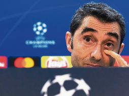 Ernesto Valverde afronta el duelo importante de la Fase de Grupos sin Lionel Messi en la cancha. AFP