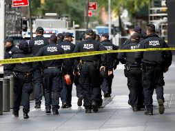 La policía de Nueva York confirma que sus agentes fueron llamados a la zona del Time Warner Center. AP / K. Hagen