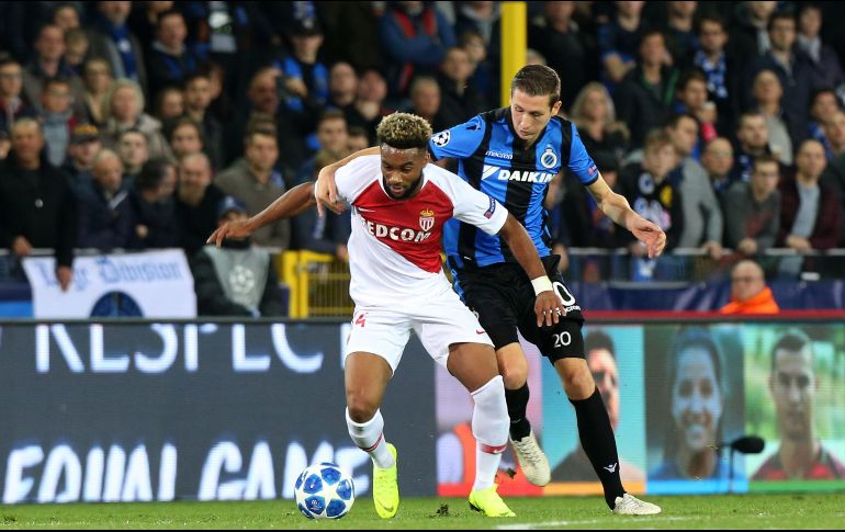 Sylla (I) anotó el gol del Mónaco al 32'. AFP/T. Samson