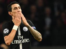 El extremo argentino definió con un zurdazo combeado que batió al arquero colombiano David Ospina. AFP / F. Fife