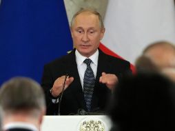 Putin expresó la esperanza de discutir el asunto con Trump en Paris, durante los festejos por el centenario del armisticio que puso fin a la Primera Guerra Mundial. AP/S. Chirikov
