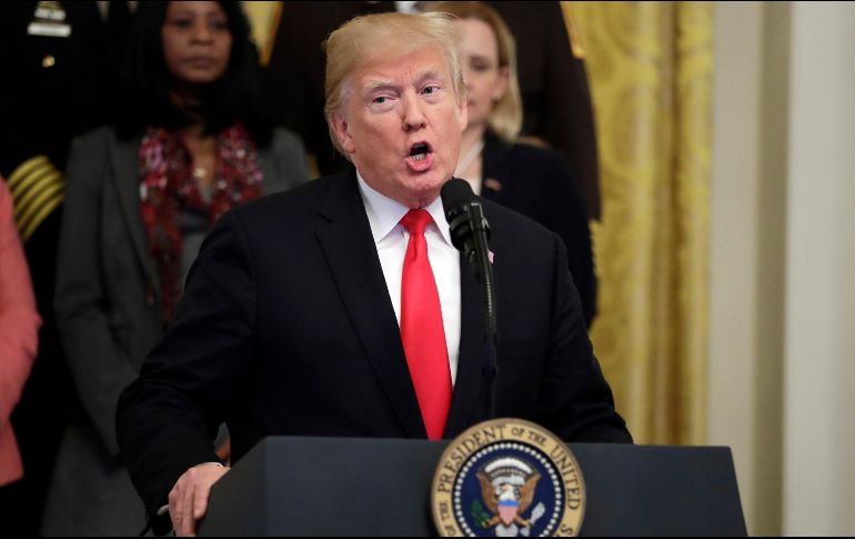 El tuit se difunde mientras una caravana de migrantes centroamericanos continúa su marcha a través de México hacia la deseada, pero aún distante, frontera con Estados Unidos. AP / E. Vucci