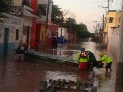 Coordinan las acciones de reconocimiento de la zona para detectar las necesidades inmediatas de la población como son atención médica, alimento, evaluación de daños, etc. ESPECIAL / Proteccción Civil Jalisco