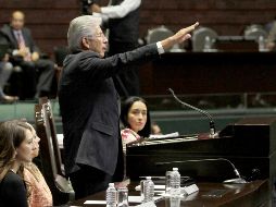 ''Debo contestar con la verdad que yo conozco, con la documentación que conozco (…) Es lo que dicen los expertos, porque esto es más que una opinión de un servidor público y un ciudadano'', dice Ruiz Esparza. NTX / F. García