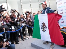 De concretarse la llegada del canadiense al renombrado equipo Racing Point Force India, Pérez tendría a un tercer coequipero diferente en las seis temporadas con la escudería. EFE / M. Guzmán