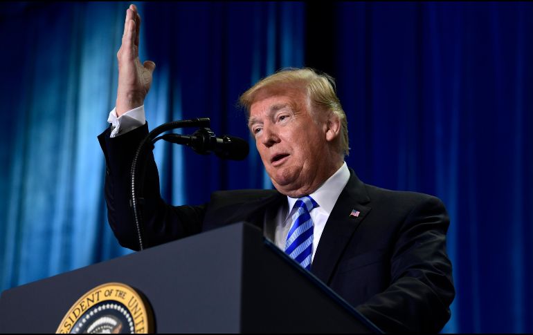 Este día, el mandatario indicó que enviaría a 800 militares a la frontera con México. AP / S. Walsh