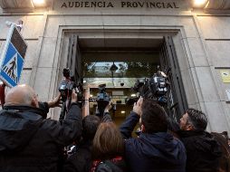 La Audiencia Provincial de Guadalajara, en Madrid, acoge la segunda jornada del juicio con jurado contra Patrick Nogueira. EFE/P. Zamora