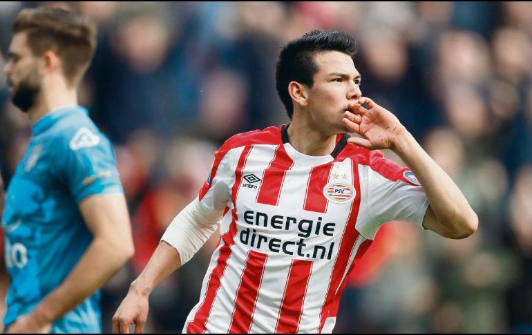 El mexicano Hirving Lozano busca seguir con el buen paso en el futbol de Holanda. EFE