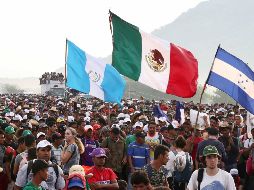 Solalinde confía en que una vez en la Ciudad de México, las autoridades puedan ofrecer un trabajo y opciones para los integrantes de la caravana. SUN / V. Rosas