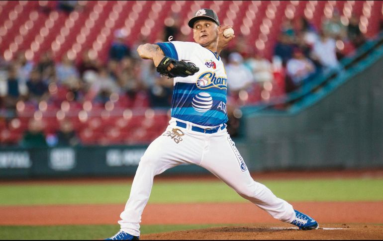 Orlando Lara acaparó los reflectores con su juego casi perfecto el pasado viernes ante Águilas de Mexicali. Charros de Jaliscos