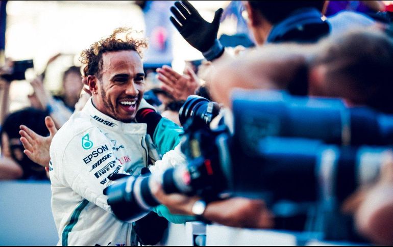 Solo Schumacher supera a Hamilton en cuanto a títulos mundiales conseguidos. TWITTER/MercedesAMGF1
