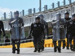 El diplomático señaló que se reunió recientemente con migrantes, a quienes reiteró que no podrán ingresar ilegalmente a su país. AP / J. Hoekema