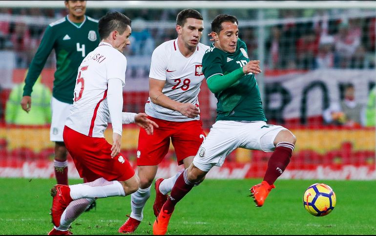 Guardado disputó con el Tri el Mundial de Rusia 2018. MEXSPORT/ARCHIVO