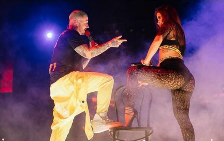 En las redes sociales circularon videos de su presentación. INSTAGRAM / jbalvin