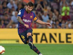 Tebas elogió el desempeño de Messi, al cual colocó por encima de Neymar. AFP/ARCHIVO