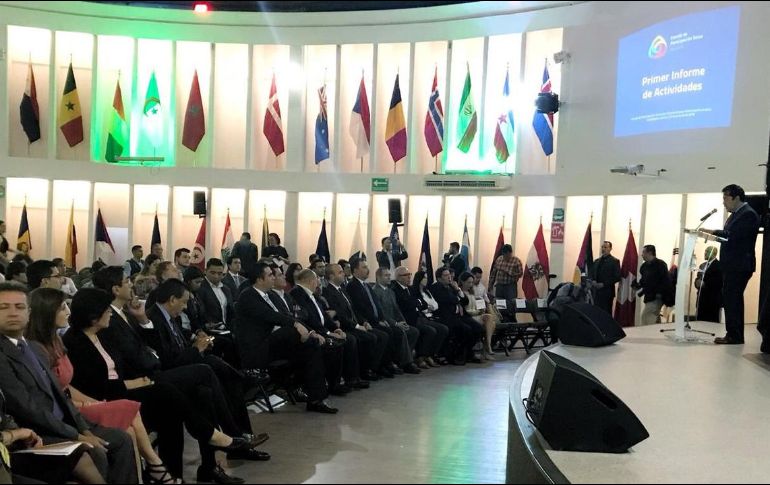 Alatorre presentó su informe la mañana de este martes antes de entregar el puesto a Freddy Mariñez Navarro, de quien esperó que el segundo año de este comité obtenga mejore resultados con un mayor presupuesto. TWITTER/ @JorgeAOrtizRmz