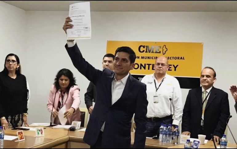 Felipe de Jesús Cantú, del PAN, había sido delcarado ganador de los comicios del 1 de julio. FACEBOOK/felipedejesuscantu