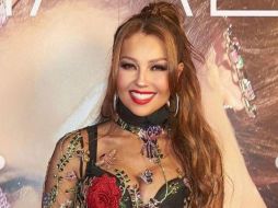 Thalía está promocionando su último disco llamado 