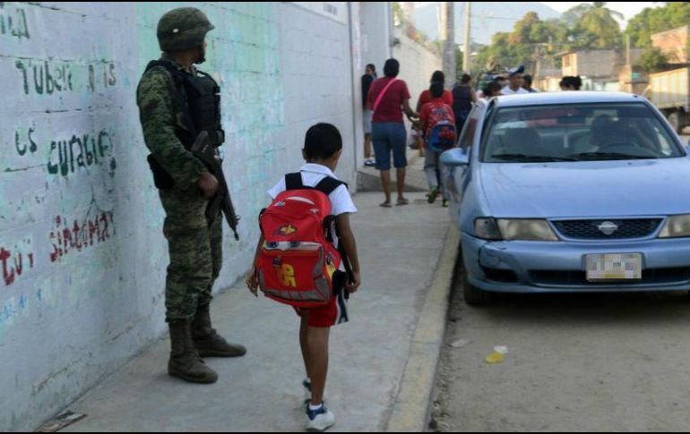 En el Sondeo de Seguridad Empresarial 2018 de la Amcham se expone que el impacto económico de la violencia en México en 2017 fue de 4.72 billones de pesos. SUN / ARCHIVO
