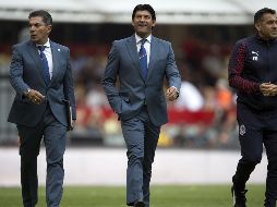 ''El tema de los refuerzos se está visualizando y estamos viendo que se puede hacer para después del Mundial de Clubes'', dice el timonel de los rojiblancos. MEXSPORT / ARCHIVO