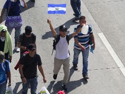 500 salvadoreños que salieron en caravana el pasado domingo rumbo a Estados Unidos han solicitado asilo en México. AP / D. Ulloa