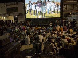 La caravana descansó por dos días en Juchitán. AP / R. Abd
