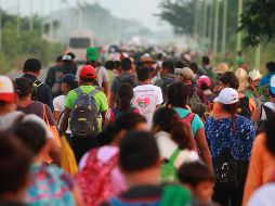 Caravana migrante cambia de ruta en su camino hacia CDMX