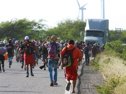 El gobierno de Oaxaca pide a los migrantes seguir los procedimientos establecidos por las autoridades federales. NTX / F. Estrada