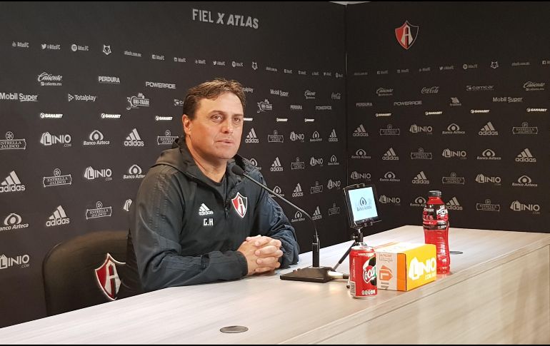 Tras seis encuentros al frente de Atlas, Hoyos suma dos triunfos, un empate y tres derrotas. EL INFORMADOR/J. Robles