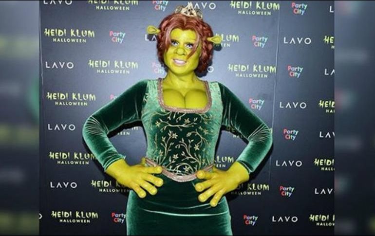 Klum compartió el proceso de caracterización en sus redes sociales del personaje animado de 