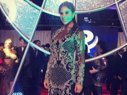 Paola Rojas asistió a la ceremonia de los premios Lunas en el Auditorio Nacional. INSTAGRAM / paolarojas