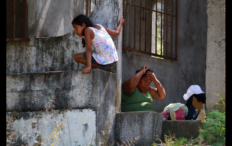 La UNICEF calculó la semana pasada que unos dos mil 300 niños viajaban en la caravana. NTX / F. Estrada