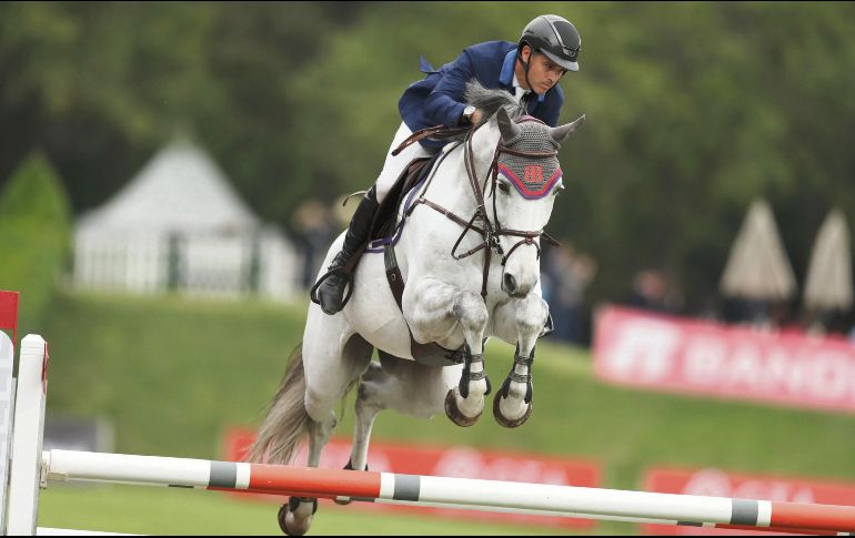 Rodrigo Lambre y “Chacentan” dominaron en 1.40 metros. ESPECIAL/Anwar Esquivel