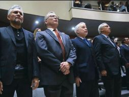 El exgobernador Emilio González Márquez estuvo presente en el arranque la 62 Legislatura. ESPECIAL